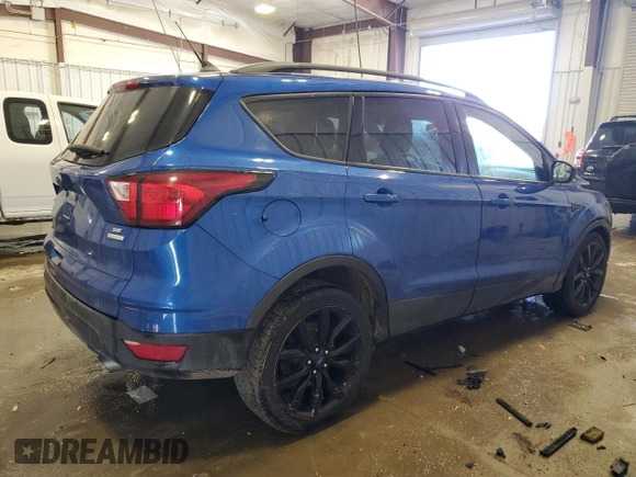2019 Ford Escape SE with VIN 1FMCU0GD5KUA13618, listed as a Copart auction lot 42939595 with 110,426 mi miles and Non Repairable. Bid and sale history available at carsss.com. Image 3.