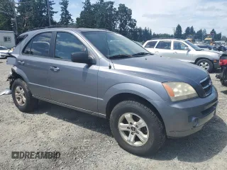 2005 Kia Sorento LX z VIN KNDJC733055488404, wystawiony jako Copart lot #60731165 z przebiegiem 189 749 mil mil oraz Szkoda całkowita • Salvage title. Historia ofert i sprzedaży dostępna na DreamBid. Obrazek 4.