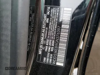 2016 Mercedes-Benz CLA 250 with VIN WDDSJ4EB9GN376397, listed as a Copart auction lot 80674353 with 104,237 mi miles and . Bid and sale history available at DreamBid. Image 15.