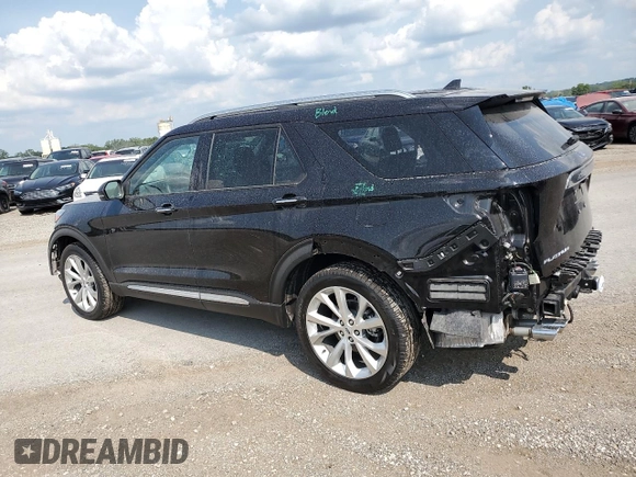 2023 Ford Explorer Platinum с VIN 1FM5K8HCXPGC08557, выставлен на аукционе Copart как лот 63674354 с пробегом 3 977 миль миль и Списание • Salvage title. История ставок и продаж доступна на DreamBid. Изображение 2.
