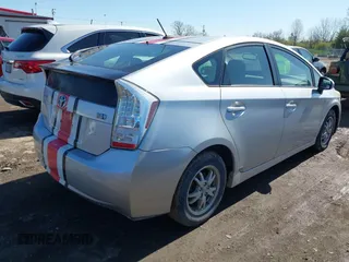 2011 Toyota Prius I with VIN JTDKN3DU5B0249082, listed as a IAAI auction lot 41975588 with 265,207 mi miles. Bid and sale history available at carsss.com. Image 4.