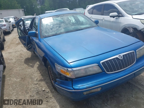 1996 Mercury Grand Marquis LS z VIN 2MELM75W0TX655576, wystawiony jako IAAI lot #42059805 z przebiegiem 46 837 mil mil oraz . Historia ofert i sprzedaży dostępna na DreamBid. Obrazek 1.