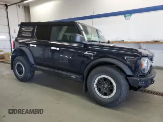 2021 Ford Bronco with VIN 1FMEE5DP8MLA86069, listed as a Copart auction lot 53457875 with 46,575 mi miles and Salvage title. Bid and sale history available at DreamBid. Image 4.