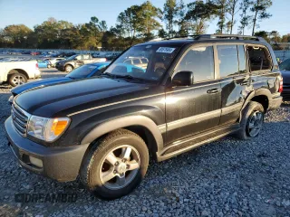 2003 Toyota Land Cruiser with VIN JTEHT05J732040978, listed as a Copart auction lot 80676984 with 155,365 mi miles and Salvage Title. Bid and sale history available at carsss.com. Image 1.