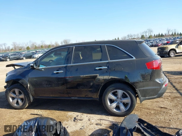 2011 Acura MDX with VIN 2HNYD2H2XBH525102, listed as a IAAI auction lot 41791472 with 165,355 mi miles. Bid and sale history available at carsss.com. Image 15.
