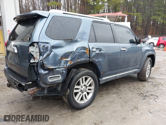 2010 Toyota 4Runner Trail with VIN JTEBU5JR8A5009035, listed as a IAAI auction lot 41551664 with 240,770 mi miles and . Bid and sale history available at DreamBid. Image 4.