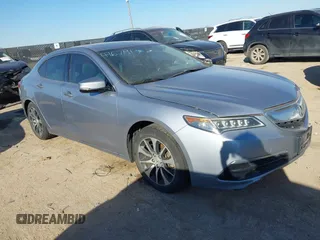 2016 Acura TLX with VIN 19UUB1F34GA013505, listed as a IAAI auction lot 41671913 with 123,164 mi miles. Bid and sale history available at carsss.com. Image 1.