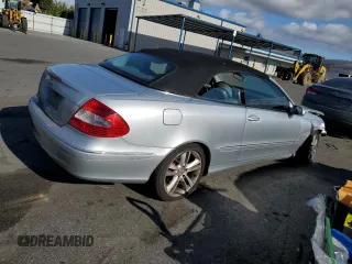 2006 Mercedes-Benz CLK 350 with VIN WDBTK56J66F177886, listed as a Copart auction lot 80913444 with 85,589 mi miles and Salvage Title. Bid and sale history available at DreamBid. Image 3.