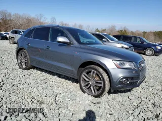 2014 Audi SQ5 Premium Plus with VIN WA1CGAFP2EA095059, listed as a Copart auction lot 46145185 with 59,863 mi miles and Salvage Title. Bid and sale history available at carsss.com. Image 4.