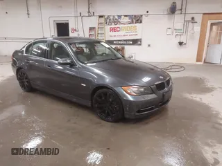 2007 BMW 3 Series 335xi with VIN WBAVD53537A007900, listed as a IAAI auction lot 41489694 with Not Provided miles and . Bid and sale history available at carsss.com. Image 1.