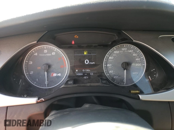 2010 Audi S4 Premium Plus with VIN WAUDGAFL5AA081266, listed as a Copart auction lot 72563924 with 149,604 mi miles and Clean Title. Bid and sale history available at carsss.com. Image 9.