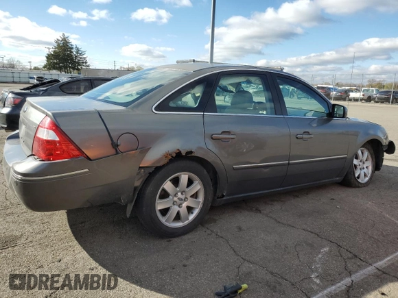 2005 Ford Five Hundred SEL with VIN 1FAHP24155G178083, listed as a Copart auction lot 79444244 with 0 mi miles and Salvage Title. Bid and sale history available at carsss.com. Image 3.