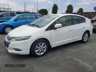 2011 Honda Insight EX with VIN JHMZE2H78BS009010, listed as a Copart auction lot 62026105 with 160,384 mi miles and Salvage title. Bid and sale history available at DreamBid. Image 1.