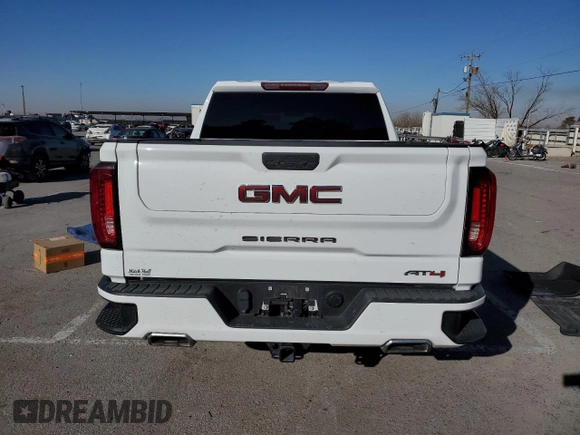2021 GMC Sierra 1500 AT4 with VIN 3GTP9EED1MG393229, listed as a Copart auction lot 45381255 with 92,048 mi miles and Clean Title. Bid and sale history available at carsss.com. Image 6.
