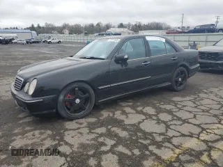2002 Mercedes-Benz E with VIN WDBJF74J22B408004, listed as a Copart auction lot 52701805 with 240,246 mi miles and Clean Title. Bid and sale history available at DreamBid. Image 1.