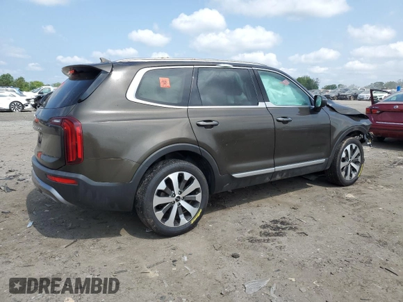 2022 Kia Telluride S z VIN 5XYP64HC1NG257897, wystawiony jako Copart lot #59868225 z przebiegiem 86 096 mil mil oraz Szkoda całkowita • Salvage title. Historia ofert i sprzedaży dostępna na DreamBid. Obrazek 3.