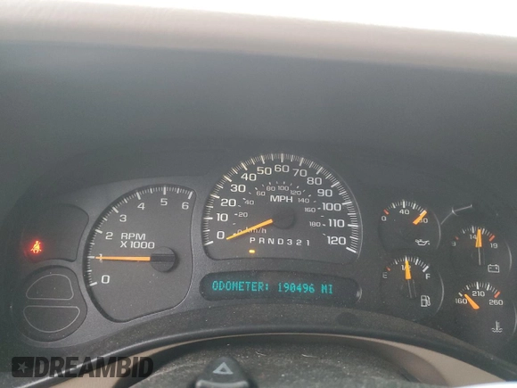 2006 Chevrolet Tahoe LS with VIN 1GNEC13V46R137545, listed as a Copart auction lot 88471995 with 190,496 mi miles and Salvage title. Bid and sale history available at DreamBid. Image 9.