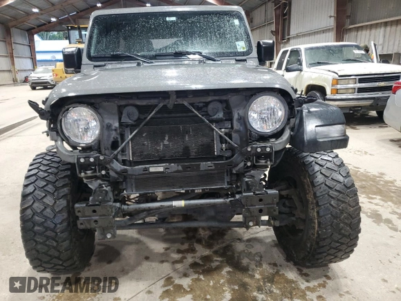 2018 Jeep Wrangler Unlimited Sport S с VIN 1C4HJXDNXJW225524, выставлен на аукционе Copart как лот 59790115 с пробегом 141 537 миль миль и Списание • Salvage title. История ставок и продаж доступна на DreamBid. Изображение 5.