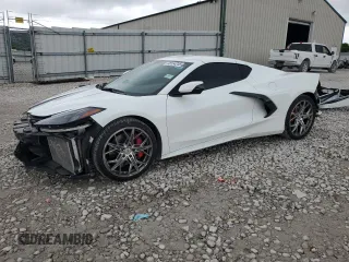 2021 Chevrolet Corvette 1LT with VIN 1G1YA2D45M5123416, listed as a Copart auction lot 58154245 with 11,304 mi miles and Salvage title. Bid and sale history available at DreamBid. Image 1.