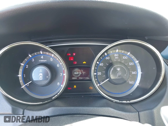 2013 Hyundai Sonata Limited with VIN 5NPEC4AB5DH640167, listed as a IAAI auction lot 40609887 with 93,611 mi miles and . Bid and sale history available at DreamBid. Image 15.