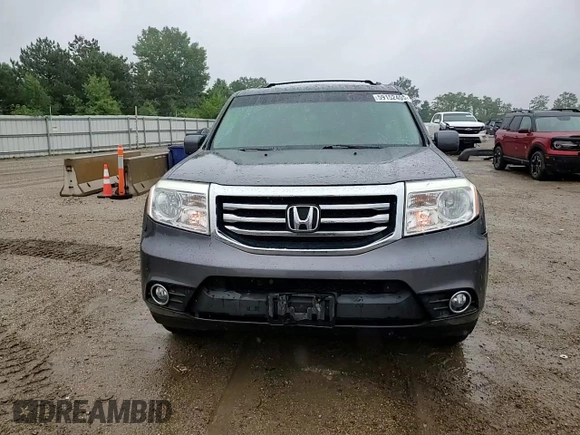 2014 Honda Pilot EX-L with VIN 5FNYF4H72EB020463, listed as a Copart auction lot 59152405 with 132,679 mi miles and Salvage title. Bid and sale history available at DreamBid. Image 14.