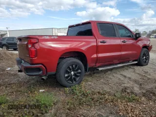2021 Chevrolet Silverado 1500 Custom with VIN 3GCPYBEHXMG161443, listed as a Copart auction lot 74693364 with 52,969 mi miles and Salvage Title. Bid and sale history available at DreamBid. Image 3.