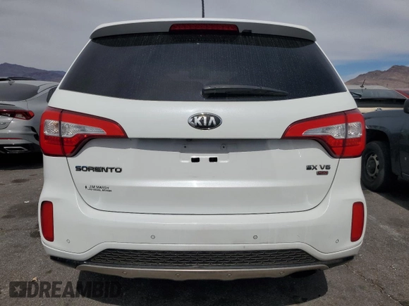 2014 Kia Sorento SX with VIN 5XYKW4A70EG428033, listed as a Copart auction lot 49733175 with 158,011 mi miles and Clean Title. Bid and sale history available at carsss.com. Image 6.