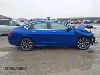 2015 Chrysler 200 C with VIN 1C3CCCCB8FN631839, listed as a IAAI auction lot 42001902 with 84,239 mi miles. Bid and sale history available at carsss.com. Image 14.