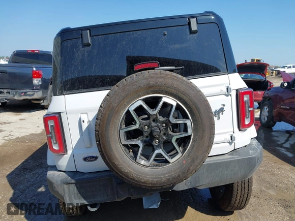 2024 Ford Bronco Outer Banks с VIN 1FMDE8BH3RLB55220, выставлен на аукционе IAAI как лот 42290827 с пробегом 9 415 миль миль и . История ставок и продаж доступна на DreamBid. Изображение 16.