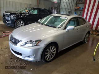 2009 Lexus IS 250 z VIN JTHCK262295028568, wystawiony jako Copart lot #60450065 z przebiegiem 106 387 mil mil oraz Szkoda całkowita • Salvage title. Historia ofert i sprzedaży dostępna na DreamBid. Obrazek 1.