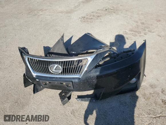 2012 Lexus IS 250 with VIN JTHBF5C2XC5172219, listed as a Copart auction lot 52424535 with 214,450 mi miles and Salvage title. Bid and sale history available at DreamBid. Image 12.