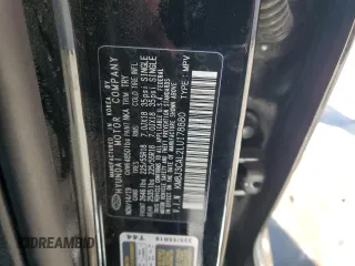 2020 Hyundai Tucson SEL z VIN KM8J3CAL2LU178880, wystawiony jako Copart lot #50569165 z przebiegiem 28 140 mil mil oraz Szkoda całkowita • Salvage title. Historia ofert i sprzedaży dostępna na DreamBid. Obrazek 14.