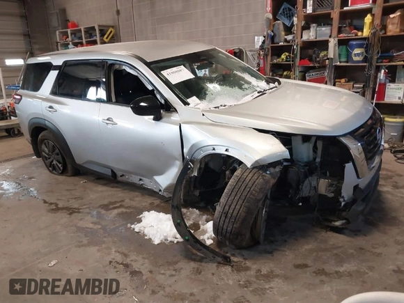 2023 Nissan Pathfinder S with VIN 5N1DR3AC3PC219508, listed as a IAAI auction lot 41808087 with 54,669 mi miles and . Bid and sale history available at DreamBid. Image 1.