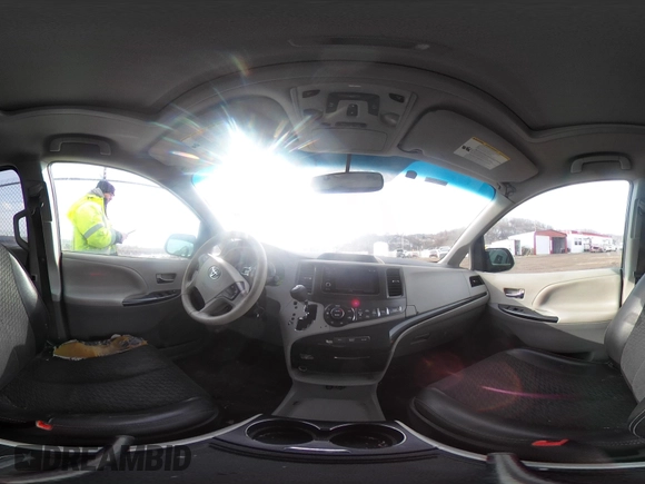 2013 Toyota Sienna SE with VIN 5TDXK3DC0DS354540, listed as a IAAI auction lot 41445501 with 238,814 mi miles and . Bid and sale history available at DreamBid. Image 18.