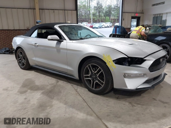 2018 Ford Mustang EcoBoost Premium with VIN 1FATP8UH2J5156459, listed as a IAAI auction lot 41963538 with 109,450 mi miles and . Bid and sale history available at carsss.com. Image 1.