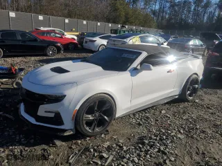 2019 Chevrolet Camaro 2SS with VIN 1G1FH3D79K0133072, listed as a Copart auction lot 87183404 with 103,402 mi miles and Salvage Title. Bid and sale history available at carsss.com. Image 1.