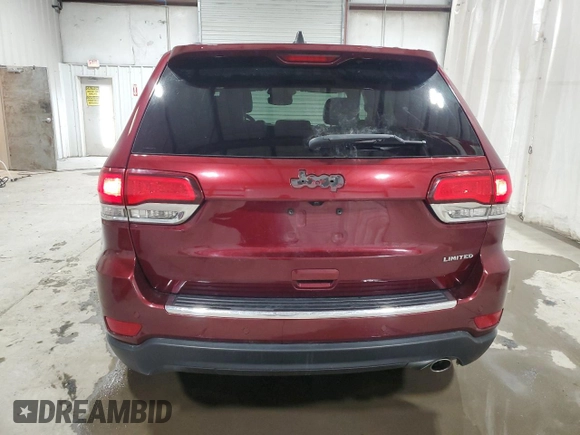 2020 Jeep Grand Cherokee Limited with VIN 1C4RJEBG4LC295246, listed as a Copart auction lot 42982055 with 75,796 mi miles and Non Repairable. Bid and sale history available at carsss.com. Image 6.
