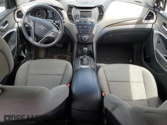2017 Hyundai Santa Fe 2.4L with VIN 5XYZT3LBXHG485797, listed as a Copart auction lot 57067725 with 177,434 mi miles and Salvage title. Bid and sale history available at DreamBid. Image 8.