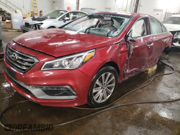 2015 Hyundai Sonata Sport with VIN 5NPE34AF1FH104032, listed as a Copart auction lot 87837255 with 151,079 mi miles and Non repairable. Bid and sale history available at DreamBid. Image 1.