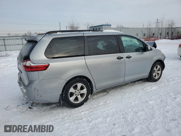 2016 Toyota Sienna L with VIN 5TDZK3DC5GS694814, listed as a Copart auction lot 44316025 with 149,886 mi miles and Salvage title. Bid and sale history available at DreamBid. Image 3.