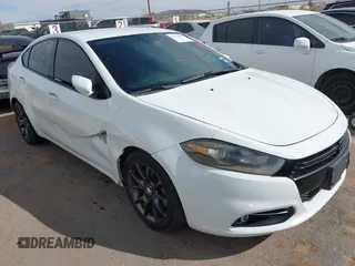 2016 Dodge Dart SXT Sport with VIN 1C3CDFFA0GD816928, listed as a IAAI auction lot 41723847 with 154,278 mi miles. Bid and sale history available at carsss.com. Image 1.