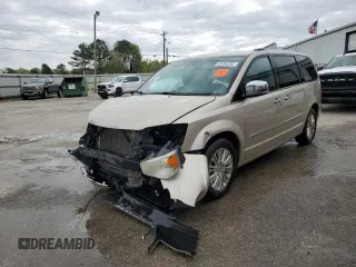 2014 Chrysler Town & Country Limited with VIN 2C4RC1GG1ER307701, listed as a Copart auction lot 48158254 with 187,162 mi miles and Salvage Title. Bid and sale history available at DreamBid. Image 1.
