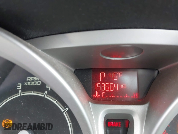 2013 Ford Fiesta SE with VIN 3FADP4EJ6DM130511, listed as a IAAI auction lot 41757636 with 153,664 mi miles. Bid and sale history available at carsss.com. Image 15.