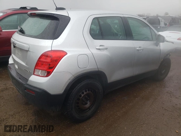 2015 Chevrolet Trax LS with VIN KL7CJKSB8FB093767, listed as a Copart auction lot 73109284 with 182,582 mi miles and Salvage Title. Bid and sale history available at carsss.com. Image 3.