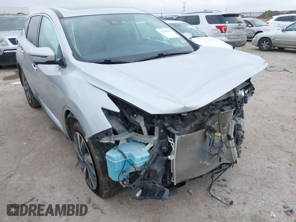 2022 Nissan Murano SL with VIN 5N1AZ2CJXNC108573, listed as a IAAI auction lot 41620603 with 51,717 mi miles and . Bid and sale history available at carsss.com. Image 6.
