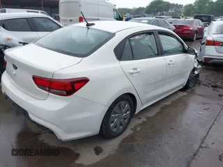 2020 Kia Rio LX with VIN 3KPA24AD5LE341235, listed as a IAAI auction lot 41948649 with 34,581 mi miles. Bid and sale history available at carsss.com. Image 4.