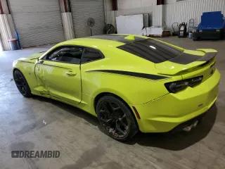 2019 Chevrolet Camaro 1SS z VIN 1G1FF1R7XK0144813, wystawiony jako Copart lot #49636735 z przebiegiem 51 604 mil mil oraz Szkoda całkowita • Salvage title. Historia ofert i sprzedaży dostępna na DreamBid. Obrazek 2.