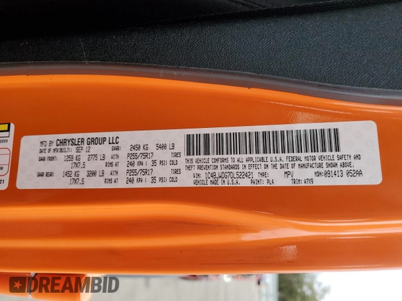 2013 Jeep Wrangler Unlimited Sport z VIN 1C4BJWDG7DL522421, wystawiony jako Copart lot #73010024 z przebiegiem 55 915 mil mil oraz Tytuł czysty. Historia ofert i sprzedaży dostępna na DreamBid. Obrazek 12.
