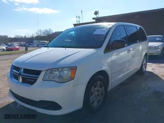 2012 Dodge Grand Caravan SE with VIN 2C4RDGBG1CR214990, listed as a IAAI auction lot 41737352 with 273,821 mi miles. Bid and sale history available at carsss.com. Image 2.