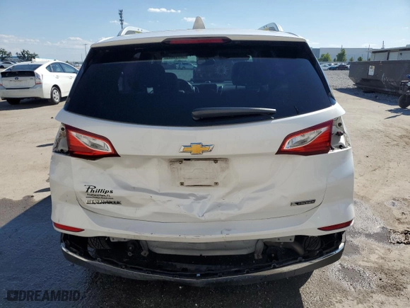 2018 Chevrolet Equinox Premier with VIN 2GNAXMEV0J6310998, listed as a Copart auction lot 50713465 with 92,041 mi miles and Salvage Title. Bid and sale history available at carsss.com. Image 6.